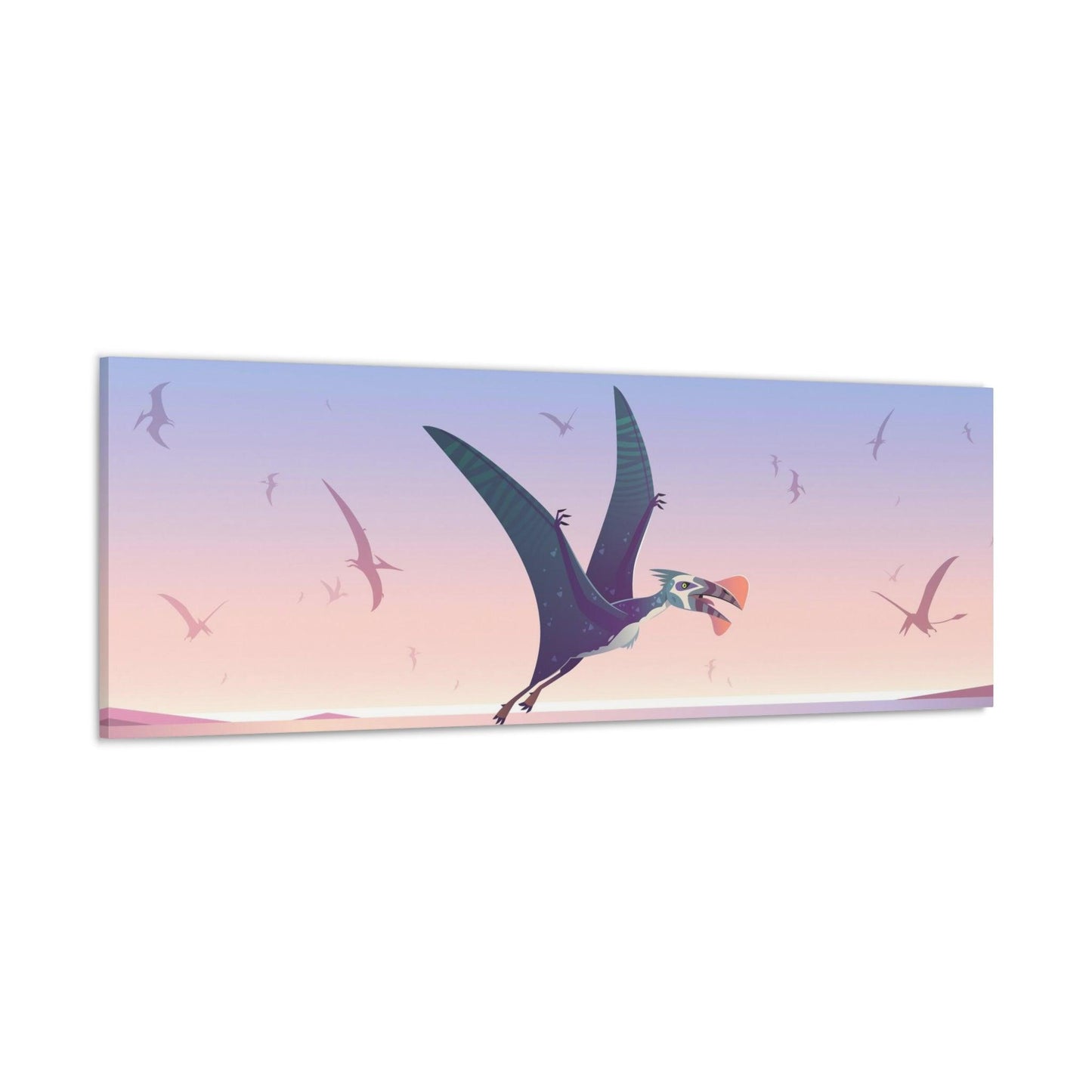 Ornithocheirus Landscape Canvas - Canvas - Dino Room