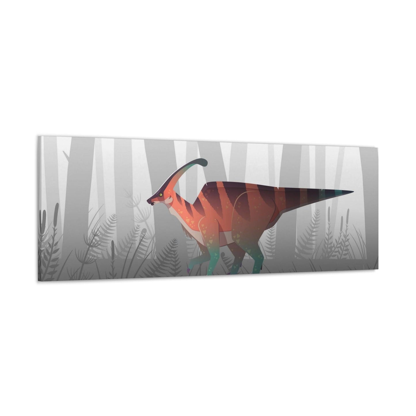 Charonosaurus Landscape Canvas - Canvas - Dino Room