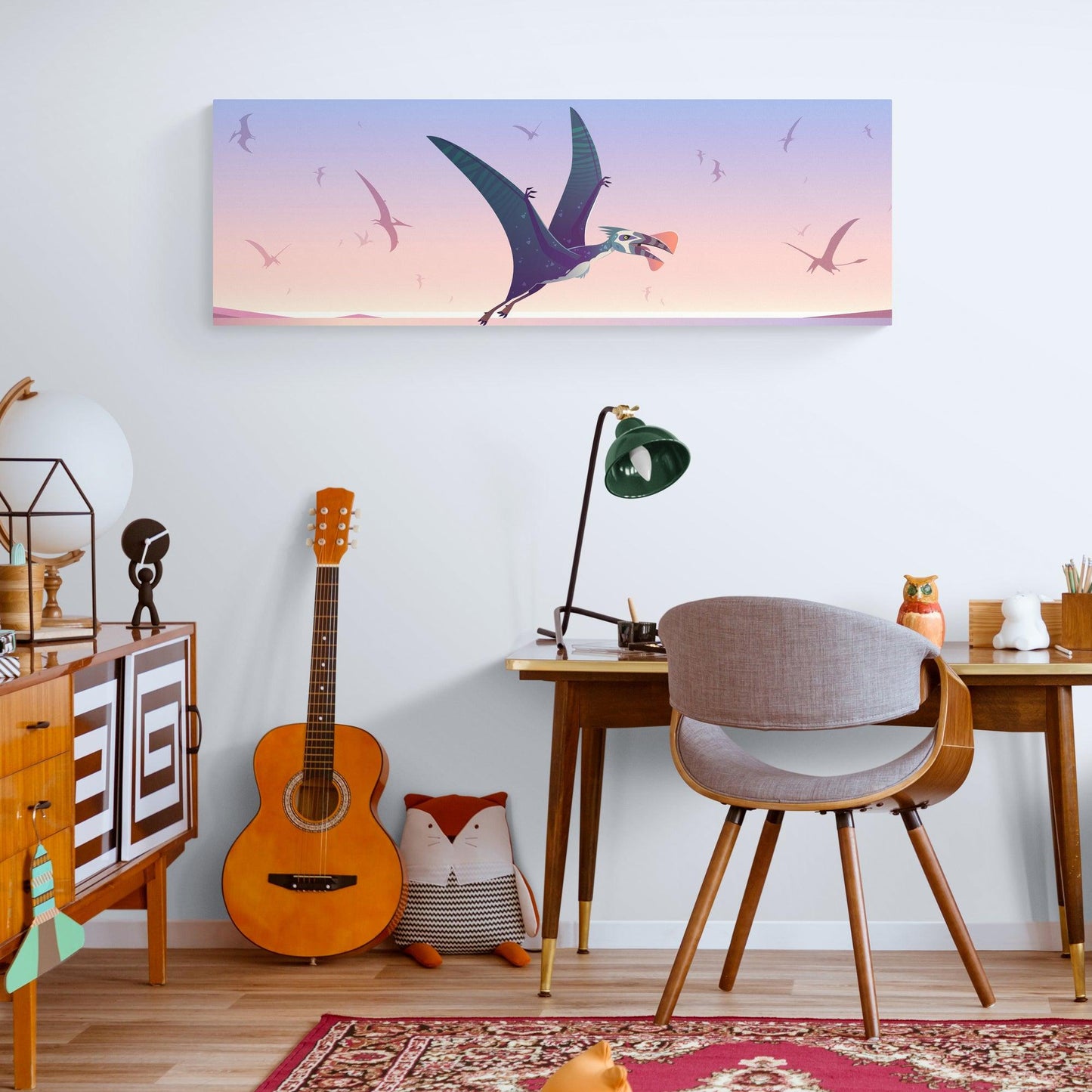 Ornithocheirus Landscape Canvas - Canvas - Dino Room
