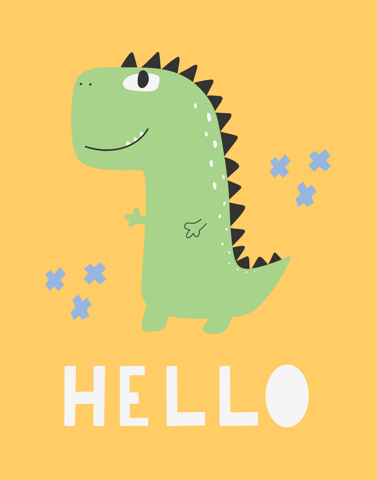 Little Dino Wallart