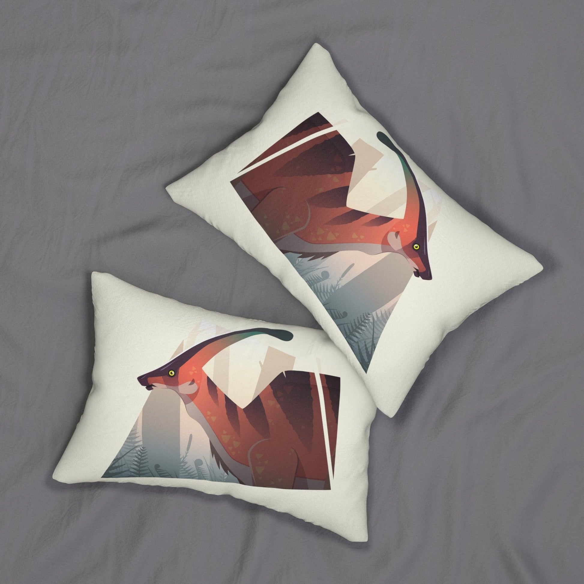 Charonosaurus Lumbar Pillow - Home Decor - Dino Room