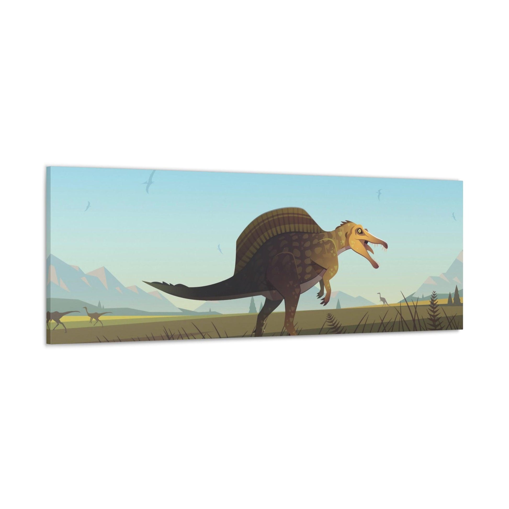 Spinosaurus Landscape Canvas - Canvas - Dino Room