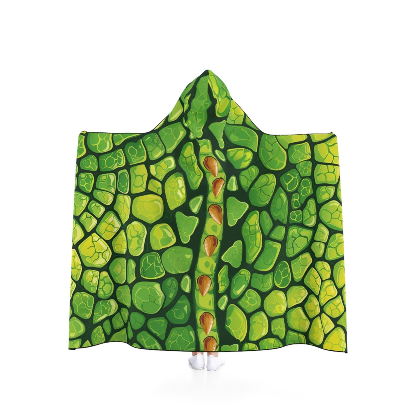 Green T-rex Hooded Blanket - All Over Prints - Dino Room