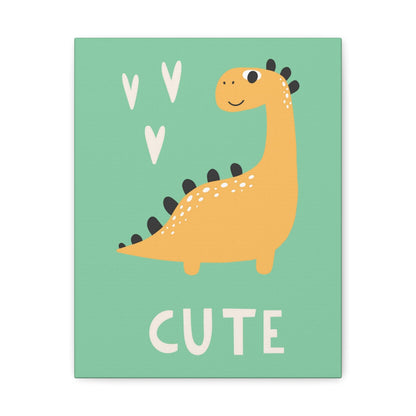 Little Apatosaurus Canvas - Canvas - Dino Room