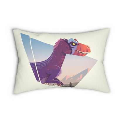 Allosaurus Lumbar Pillow - Home Decor - Dino Room