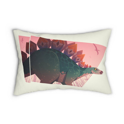 Stegosaurus Lumbar Pillow - Home Decor - Dino Room