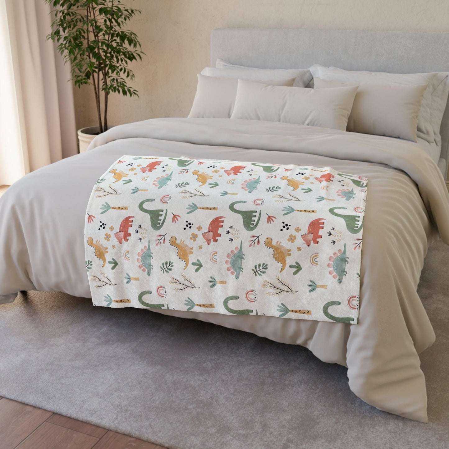 Dino Jungle Blanket - Home Decor - Dino Room