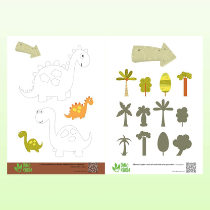 Dino-Room Printable Activity Booklet – 40 Pages of Dino Fun! - - Dino Room