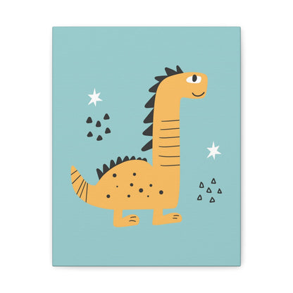 Little Brontosaurus Canvas - Canvas - Dino Room