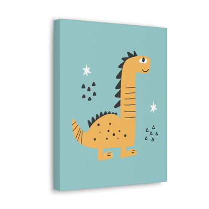 Little Brontosaurus Canvas - Canvas - Dino Room