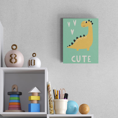 Little Apatosaurus Canvas - Canvas - Dino Room