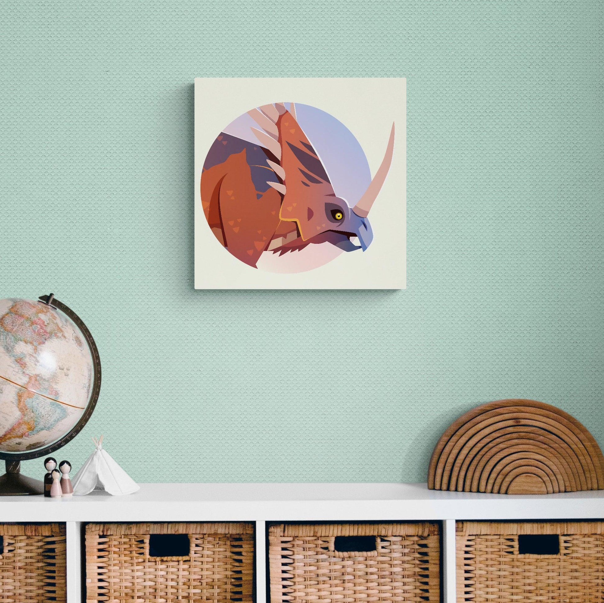 Styracosaurus Canvas - Canvas - Dino Room