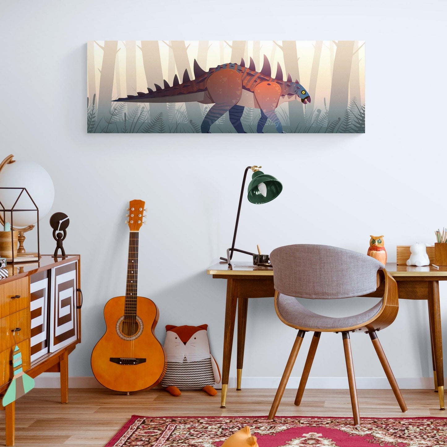 Polacanthus Landscape Canvas - Canvas - Dino Room