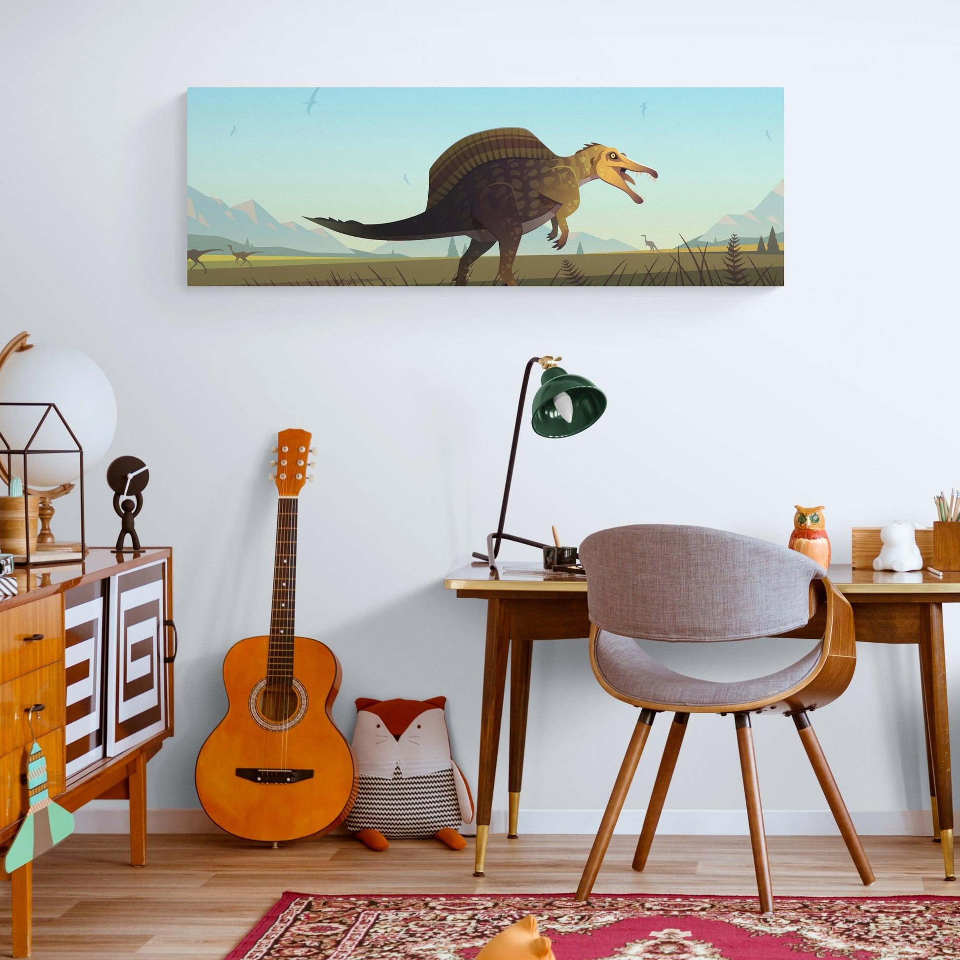 Spinosaurus Landscape Canvas - Canvas - Dino Room