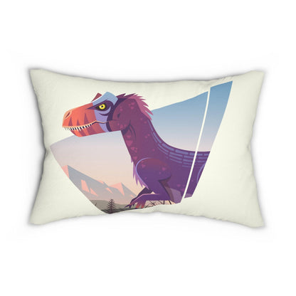 Allosaurus vs Stegosaurus Lumbar Pillow Set - 2 pieces - Pillow - Dino Room