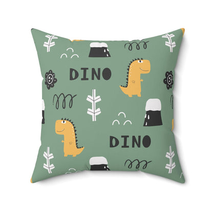 Dino Pals Throw Pillows - Colorful 4-Piece Set - Pillow - Dino Room