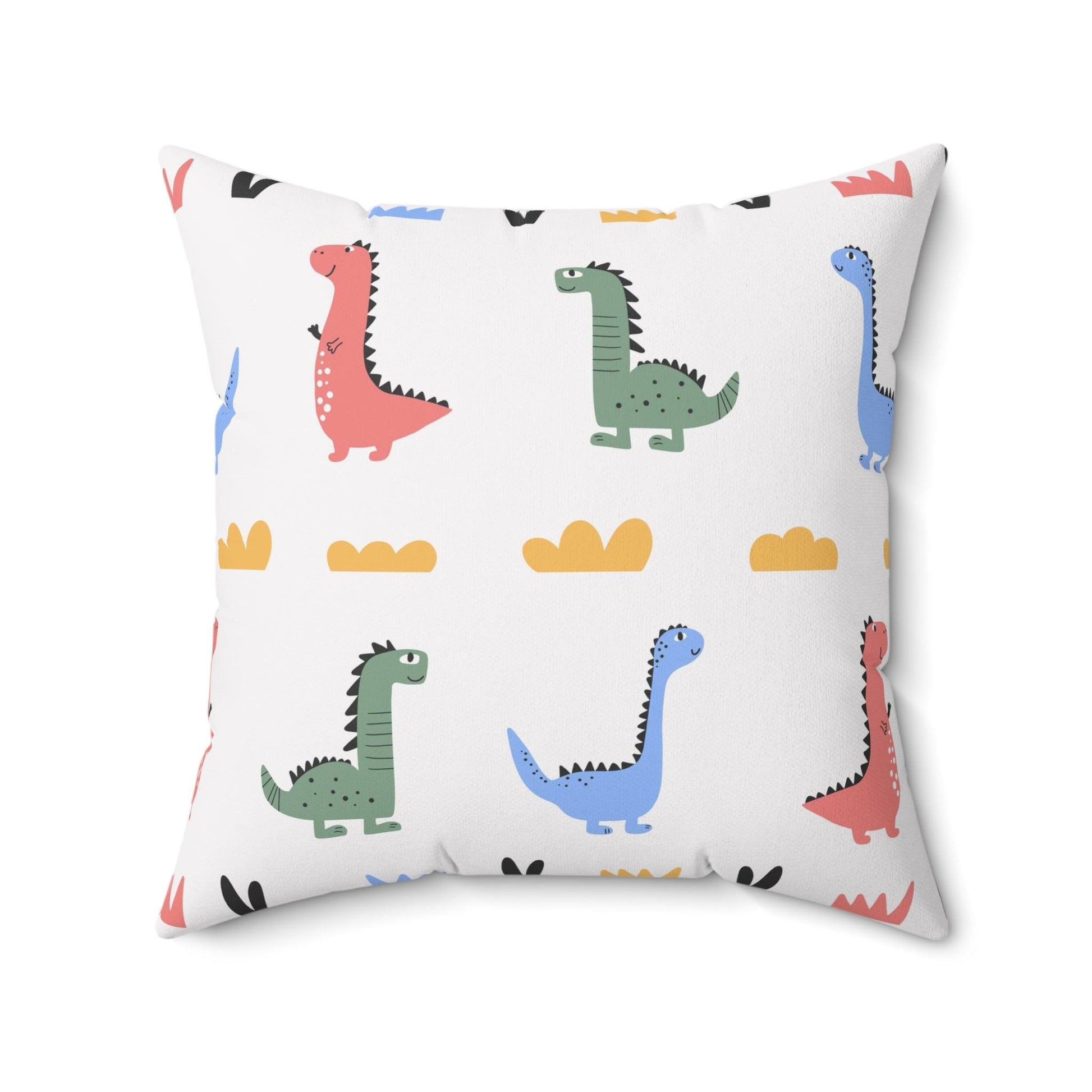 Dino Pals Throw Pillows - Pinks 4-Piece Set - Pillow - Dino Room