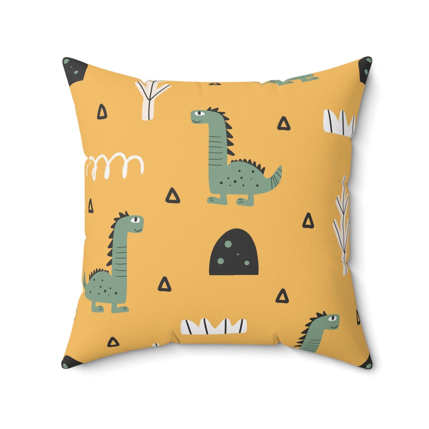 Dino Pals Throw Pillows - Colorful 4-Piece Set - Pillow - Dino Room